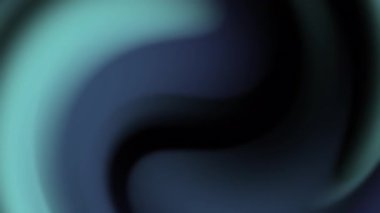 Soyut sanat, arka plan için uygun yumuşak harmanlanmış tonlara sahip dinamik eğimli mavi deniz mavisi dalgaları gösterir