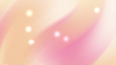 Pembe ve şeftali renkleri ve parlak ışık noktaları. Bu rüya gibi sahne arka plan web tasarımı veya romantik kavramlar için idealdir.