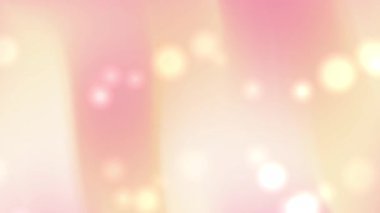 Arka plan için uygun tasarımlar için bokeh ışık efektleri içeren yumuşak pastel sarı pembe gradyan