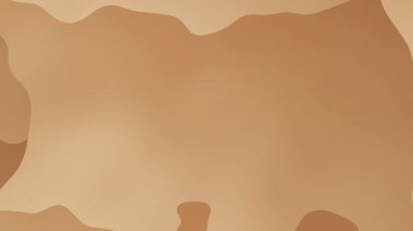 Arkaplan için uygun organik sıvı şekilleri olan sıcak toprak tonlarında minimalist soyut arkaplan