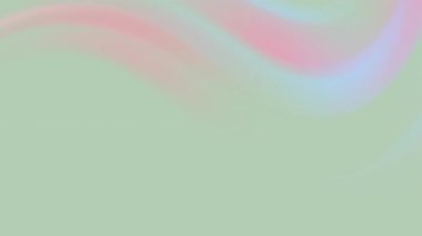 Adaçayı yeşili üzerinde pastel pembe ve mavi girdaplar arka plan paketleme malzemeleri ve sosyal medya grafikleri için uygundur