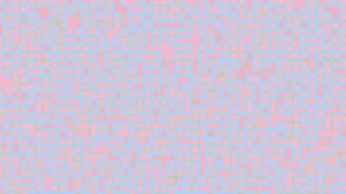 Pembe ve mavi bağlantılı kareler soyut kavramlar için idealdir ağ tasarım teknolojisi yeniliği dijital sanat ve modern arkaplanlar