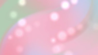 Pastel pembe mavi bulanık arkaplan ve kadınsı tasarımlar için uygun parlak noktalar bahar temaları veya yumuşak renk paletleri