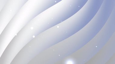 Yumuşak gri ve beyaz çizgileri olan soyut arkaplan ve ince ışık noktaları modern tasarım projeleri veya sanatsal kavramlar için mükemmel