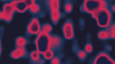 Pembe ve mavi parıldayan şekiller soyut arkaplan oluşturur