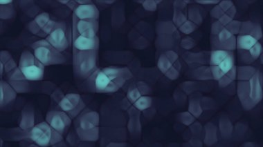 Koyu yeşil soyut desenli çokgen arkaplan kalıpları tekrarla