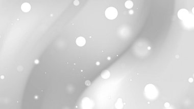 Beyaz arkaplan bulanık daireler ve ince ışık çizgileri içerir