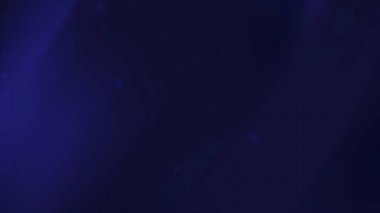 Koyu mavi arka plan, uzak yıldızları andıran soluk ışıklar içerir.