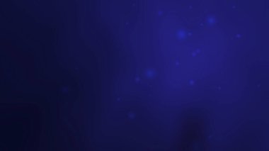 Koyu mavi arkaplan ve küçük ışık noktaları
