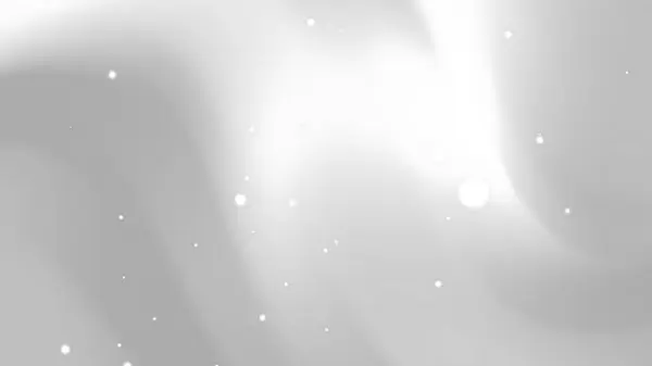Parlayan Işık Parçacıkları ile Yumuşak Soyut Beyaz Gri Gradyan Arkaplanı