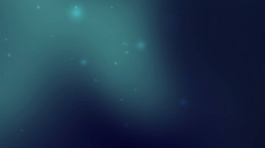 Koyu mavi arkaplan gök mavisi ışık huzmeleri ve soluk parıltılar içerir