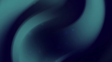 Soyut deniz mavisi ve mavi dalgalar yumuşak parlayan daireler oluşturur.