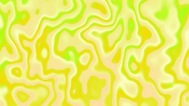 Sarı ve yeşil tonlarda organik dalgalı şekillerle pürüzsüz soyut bir arka plan