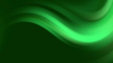 Dalgalı gradyanlar ve yumuşak geçişlerden oluşan modern yeşil soyut arkaplan