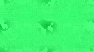 Basit yeşil yarım tonlu desen, pürüzsüz planda küçük siyah noktalar gösteriyor