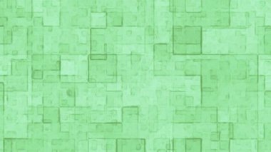Açık yeşil soyut geometrik arkaplan kare desenler ve doku efektleri modern çevre dostu temalar veya Dünya Günü gibi kutlamalar için idealdir.