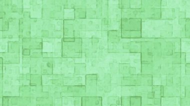 Açık yeşil soyut geometrik arkaplan kare desenler ve doku efektleri modern çevre dostu temalar veya Dünya Günü gibi kutlamalar için idealdir.