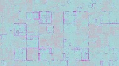 Mavi ve mor tonlarında geometrik desen soyut çizgiler ve ızgaralar modern dijital tasarım fütüristik temalar ve olay posterleri için mükemmeldir.