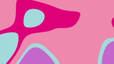 Pembe açık mavi ve lavantalı organik şekillere sahip soyut arkaplan etkinlik davetiyeleri grafik tasarım projeleri veya modaya uygun markalaşma materyalleri için mükemmel