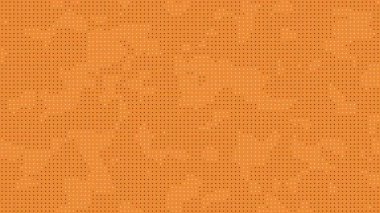 Küçük siyah beyaz noktalı turuncu arkaplan soyut tasarımlar için mükemmel arka planlar ve tekstil baskıları parlak ve dinamik