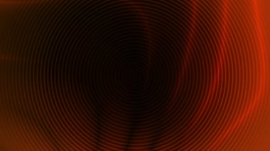 Eşmerkezli daireler, soyut parlayan turuncu siyah merkez.