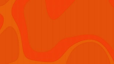 Dalgalı katmanlı çizgileri olan turuncu arkaplan