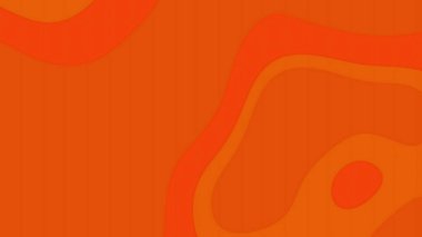 Soyut dalgalı şekilli turuncu arkaplan