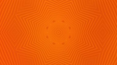 Turuncu geometrik yıldız patlaması desen arkaplanı