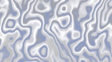 Yumuşak Sıvı Dalgalar ve Parlak Bitiş ile Soyut Metalik Doku