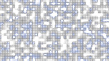 Beyaz ve Açık Mavi Renkli Özelleştirilmiş Noktalı Desen