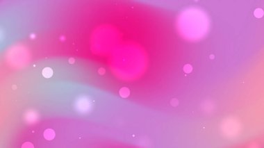 Pembe ve mor bokeh ışıkları rüya gibi bir arkaplan yaratır