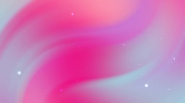 Pembe ve Mavi Parlak Yıldızlı Rüya Soyut Pastel Gradyanı