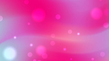 Pembe ve açık mavi arkaplan yumuşak parlak daireler içerir