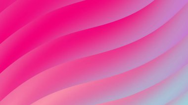 Canlı Pembe ve Mor Gradyan Dalgalar Soyut Arkaplan