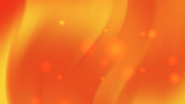 Turuncu ve sarı soyut arkaplan bulanık ışık noktaları