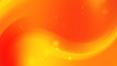 Soyut turuncu ve sarı eğriler düzgün bir şekilde harmanlanır