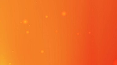 Turuncu eğimli arkaplan küçük parlak parçacıklar içerir