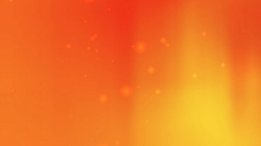 küçük parlak parçacıklarla turuncu-sarı gradyan