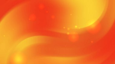 Turuncu ve sarı renkler küçük parlak parıltılarla harmanlanır.