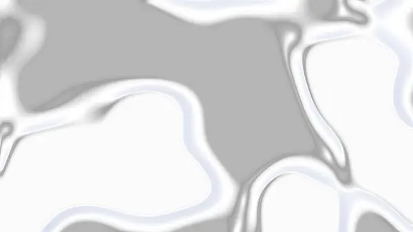 Beyaz ve Gri Elementler Sanat Tasarımı ile Soyut Sıvı Şekil Deseni