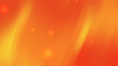 Turuncu ve sarı eğimli arkaplan parlayan parçacıklar içerir