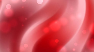Kırmızı arkaplan yumuşak kıvrımlar ve bulanık kırmızı daireler içerir