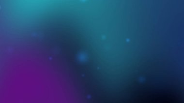 Soyut sanat mor mavi gradyanlar ve parlayan noktalar içerir