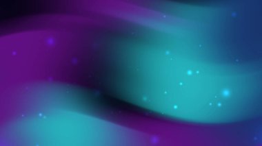 Parlayan mavi ve mavi dalgaların küçük parlak noktaları vardır.