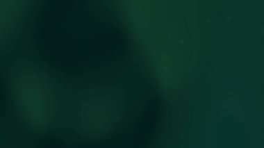 Koyu Yeşil Soyut Arkaplan Yumuşak Parlayan Işık Elementleri