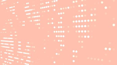 Parlak Noktalı Soyut Şeftali Bokeh Işık Arkaplanı