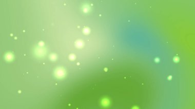 Bulanık ışıklarla yeşil gradyan yeryüzü günü arka planı