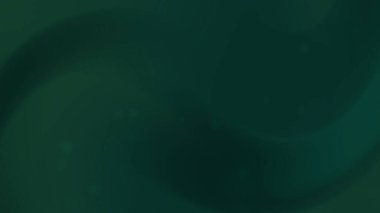 Pürüzsüz Dalgalar ve Yumuşak Işık Efektiyle Koyu Yeşil Soyut Arkaplan