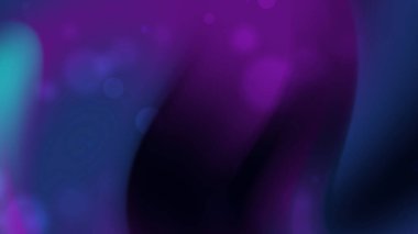 Mavi mor bulanık girdaplar ve parlak bokeh ışıkları
