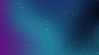 Bir eğimli gökyüzü arkaplanı çok sayıda küçük beyaz yıldızları barındırır